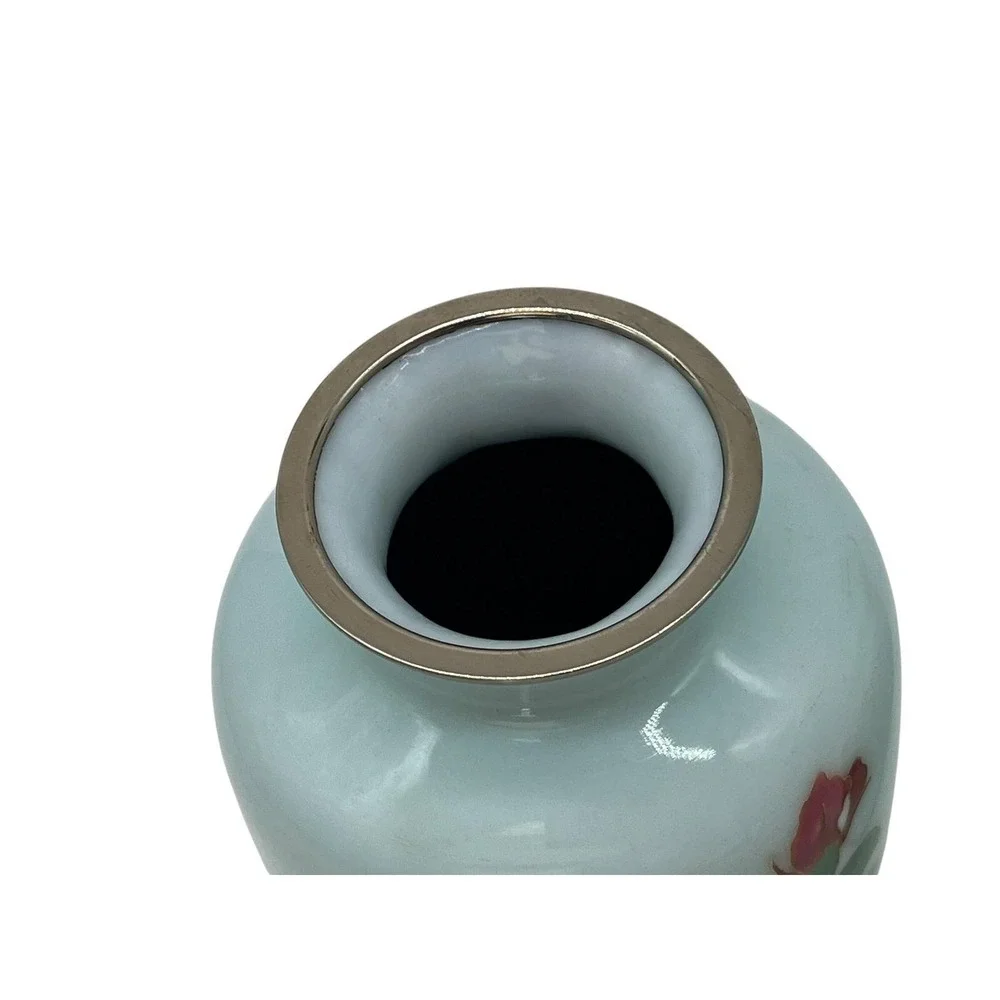 Vintage Sato Cloisonné Pair of 7